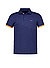 Polo-Shirt, Baumwoll-Jersey, navy meliert - navy