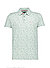 Polo-Shirt, Baumwoll-Pique, grün floral - grün