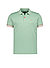 Polo-Shirt, Baumwoll-Jersey, grün meliert - grün
