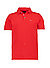 Polo-Shirt, Baumwoll-Piqué, rot - rot