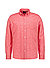 Hemd, Leinen-Stretch, Button-Down, Brusttasche, rot - rot