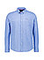 Hemd, Leinen-Stretch, Button-Down, Brusttasche, blau - blau