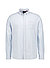 Hemd, Leinen-Stretch, Button-Down, Brusttasche, himmelblau - himmelblau