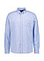 Hemd, Leinen-Stretch, Button-Down, Brusttasche, eisblau - eisblau