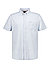 Kurzarmhemd, Leinen-Stretch, Button-Down, Brusttasche, himmelblau - himmelblau