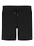 Sweatshorts, Baumwolle, schwarz - schwarz