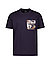 T-Shirt, Regular, Baumwolle, navy - navy