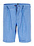 Shorts, Regular Fit, Baumwolle-Leinen, blau - blau