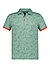 Polo-Shirt, Baumwoll-Jersey, floraler Print, grün - grün
