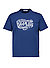 T-Shirt, Baumwolle, blau - blau