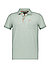 Polo-Shirt, Baumwoll-Jersey, Brusttasche, grün feingestreift - grün