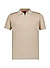 Polo-Shirt, Baumwolle, sand strukturiert - sand