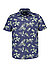 Kurzarmhemd, Baumwoll-Pique, Kent, navy floral - navy
