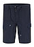 Shorts, Regular Fit, Baumwolle-Leinen, navy - navy