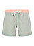 Badeshorts, Baumwoll-Stretch, army-neon gemustert - grün