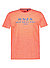 T-Shirt, Jersey, orange meliert - orange