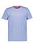 T-Shirt, Jersey, blau meliert - blau