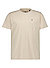 T-Shirt, Bio-Baumwolle, Brusttasche, sand - sand