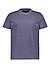T-Shirt, Jersey, navy meliert - navy