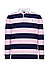 Polo-Shirt, Classic Fit, Baumwoll-Jersey, rosa gestreift - rosa-navy