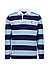 Polo-Shirt, Classic Fit, Baumwoll-Jersey, blau gestreift - blau-navy