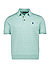 Polo-Shirt, Strick, grün meliert - grün