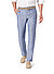 Hose Parma, Regular Fit, Reines Leinen, mittelblau - mittelblau