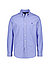 Hemd, Custom, Popeline, Button-Down, blau gestreift - blau