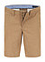 Shorts, Straight Fit, Baumwoll-Stretch, braun - braun