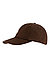 Cap, Baumwolle, dunkelbraun - dunkelbraun