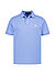 Polo-Shirt, Custom Slim Fit, Baumwoll-Piqué, bristol blue - bristol blue