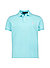 Polo-Shirt, Custom Slim Fit, Baumwoll-Piqué, acqua - aqua