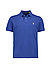 Polo-Shirt, Custom Slim Fit, Baumwoll-Piqué, imperialblau - imperialblau