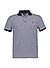 Polo-Shirt, Custom Slim Fit, Baumwoll-Piqué, navy-weiß gestreift - navy-weiß