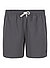 Badeshorts, Mikrofaser-Stretch, dunkelgrau - grau