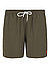 Badeshorts, Mikrofaser-Stretch, oliv - olive