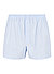 Boxershorts, Baumwolle, hellblau kariert - light blue
