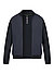 Sweatjacke Momentum, Merinowolle-Mikrofaser, dunkelblau - dunkelblau