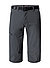 Dreiviertel Funktionshose Jennisei, Mikrofaser, graphit - graphite