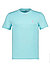 T-Shirt, Custom Slim Fit, Baumwolle, new acqua - new aqua