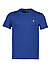 T-Shirt, Custom Slim Fit, Baumwolle, dusty azure - dusty azure
