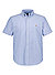 Kurzarmhemd, Custom, Oxford, Button-Down, hellblau - hellblau