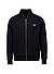 Sweatjacke, Baumwolle, schwarz - black