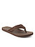 Zehensandalen, Leder, dark brown - dunkelbraun