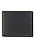 Geldbörse Blackwall, Leder, schwarz - schwarz