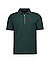 Zip-Polo, Baumwoll-Krepp, dunkelgrün - dunkelgrün