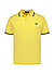 Polo-Shirt, Baumwoll-Piqué, zitronengelb - zitronengelb-navy
