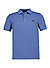 Polo-Shirt, Baumwoll-Piqué, blau - blau