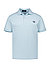Polo-Shirt, Baumwoll-Piqué, himmelblau - himmelblau-navy