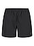 Badeshorts, Mikrofaser, schwarz - schwarz